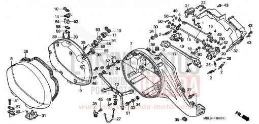 SACOCHE DE SELLE D. (NT650VW/X/Y/1) NT650VW de 1998